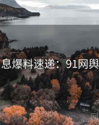 一线消息爆料速递：91网舆论风向