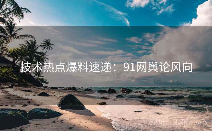 技术热点爆料速递：91网舆论风向