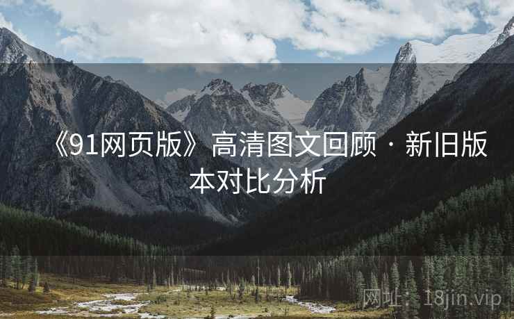《91网页版》高清图文回顾 · 新旧版本对比分析