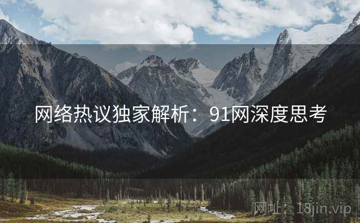 网络热议独家解析：91网深度思考